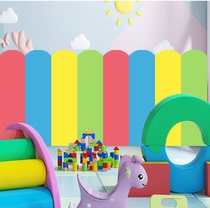Childrens anti-collision wall mat kindergarten foam wall soft bag environmental protection Baby climbing mat coil playground mat