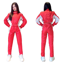Kart racing UTV outdoor beach jungle cross-country photo rally parent-child couple waterproof one-piece racing suit