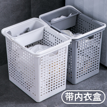 Dirty clothes basket storage rack for dirty clothes