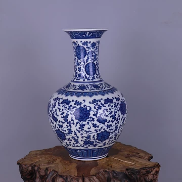 青花缠枝莲赏瓶-青花缠枝莲赏瓶促销价格、青花缠枝莲赏瓶品牌- 淘宝