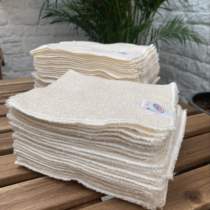 Japan MUJI Er Korean bamboo fiber dish towel water absorbent non-stick double dish cloth