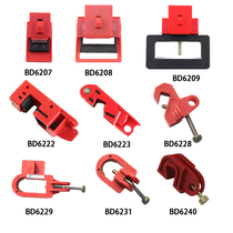 Clamp type molded case circuit breaker lock (small size) 66207 isolating switch lock listed red