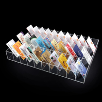 Acrylic hotel room card crystal plate Business card membership card bank card ID card storage display box