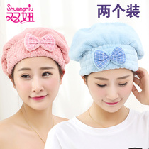 2021 new dry hair cap super absorbent quick-drying women thick towel bag headscarf hat dry hair towel cute shower cap