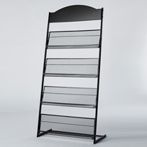 Promotional leaflet pendulum rack storage floor newspaper newspaper rack Promotional material display rack Magazine rack Single-page display rack collection
