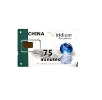 lridium Iridium 9575 9555 9505A satellite phone 75 minutes recharge card phone card