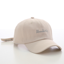  Hat in New Japanese casual all-match soft top letter baseball cap mens and womens retro spring and summer cap tide