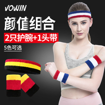Sports Wrists Womens Fashion Fitness Head With Men Basketball Volleyball Running Suck Sweat wipe Sweat towel twisting and protective wrist hair strap