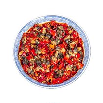 Spicy screw meat bottle meal ready-to-eat snub sauce pickled chili pepper cabbage and bacon Hunan specialty products