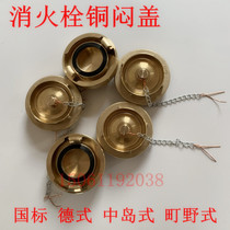 Fire hydrant copper cover pipe tooth plug fire fitting fitting Marine fire hydrant cover
