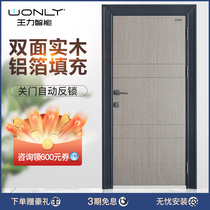 WL Wangli Class A security entry door High-end villa door security door C-level lock core mother and child single door CL50 household