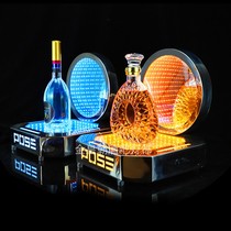 KTV luminous wine rack wine tray base bar supplies Champagne wine wine display rack XO laser wine holder wine set