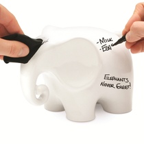 British Luckies Erasable Test Notes Elephant Memo Elephant Ceramic Stereo Memo Stand