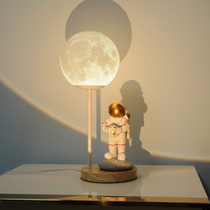  Table lamp Bedside bedroom creative astronaut Nordic ins girl simple modern childrens room boy planet night light