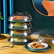 Heat preservation dish cover 2021 new household kitchen artifact cover food cover leftovers dust and insect-proof multi-layer storage rack
