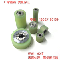 A large number of spot polyurethane rubber wheel PU rubber roller roller customized