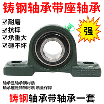 Outer spherical high-strength bearing with cast steel seat UCP204 P205 P206 P207 P208 9 support fixed