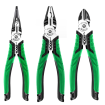 Old A stripping crimping shear multi-function oblique mouth pliers steel wire pliers pointed mouth pliers 7 inch vanadium steel industrial vise