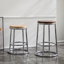 Bar Bench High Footstool Bar Three-ring Stool Plus High Round Stool Electric Play City Cell Phone Counter Home Stool Chair