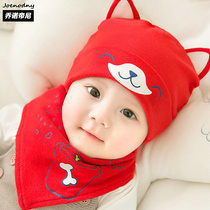 Spring and autumn winter 2 baby knitted fetal hat 3 male and female baby 1 cotton 3 newborn tire cap 0 1 year old cute