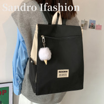 France Sandro Ifashion backpack 2021 new school bag high school college student large capacity backpack female