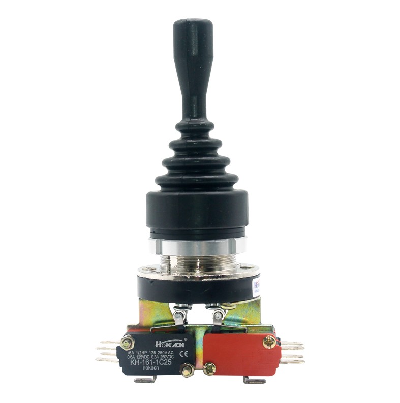 Red Open Cross switch rocker switch HKA1-41QY 41QZ four-way self-recovering aperture diameter 30MM