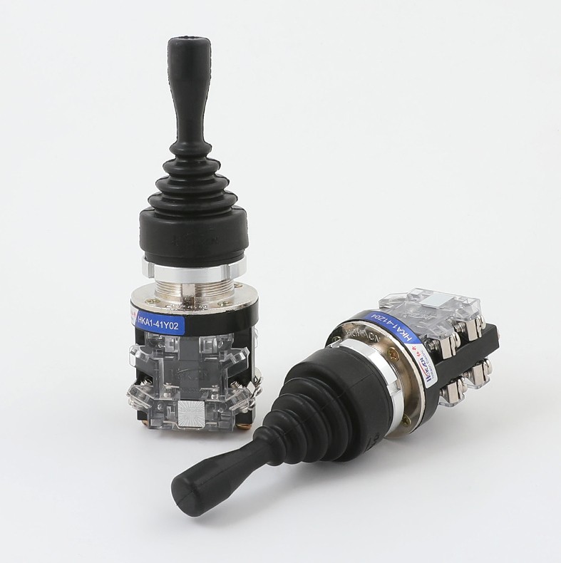 Red open waterproof cross master switch HKA1-41Y02 HKA1-41Z02 silver point self-locking self-reset