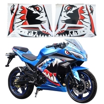 Domestic Kawasaki little Ninja motorcycle whole car Shark decal film accessories Sports car stickers