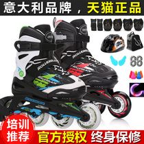 Rollerblade children roller skates children full set in-line adjustable skating Thunder XC