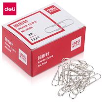 Deli 0018 paperclip binding supplies 100 a box of Office finance supplies