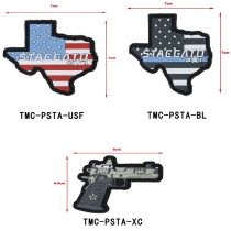 TMC-PSTA PVC magic sticking arm badge with styling vest patch