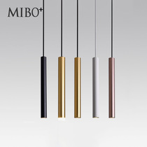 led suspension line downlight hotel restaurant cylindrical slender downlight office cash register front bar decoration chandelier