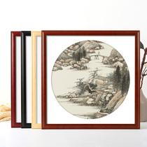  Chinese painting frame mounted wall hanging 33 Calligraphy calligraphy and painting frame Solid wood square photo frame 38 Cross stitch frame Self-assembly 50