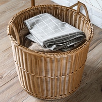 KENS dirty clothes basket household dirty clothes storage basket toy basket plastic storage barrel basket laundry basket large