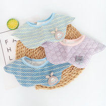 Baby saliva towel cotton 360 ° rotatable newborn child anti-spit milk bib baby waterproof bib autumn and winter