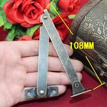 108 * 11MM support hinge wooden box support tripod antique support hinge gift box wooden box corner movable support