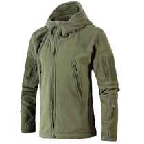 Outdoor tactics autumn and winter warm cardigan couple fleece men and women thick assault jacket inner cardigan jacket