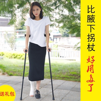  New fracture crutches Medical double crutches Healthy armpit telescopic crutches Lightweight non-slip elbow crutches Arm walker