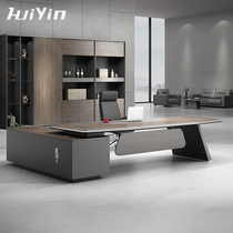 Boss desk Simple modern large board President desk Manager desk Senior large desk New Chinese office desk