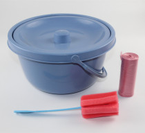 Toilet Old man with cover Household thickened toilet chair Toilet bucket Pull-out potty toilet stool Plastic toilet with cover deodorant