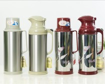 Clear Water household thermos bottle Thermos Stainless steel thermos thermos bottle thermos thermos kettle large capacity boiling glass inner