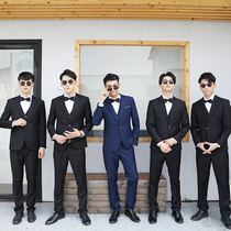 Rental 2021 Spring and summer Wedding suit suit Mens single row one button suit Small suit suit Best man group dress