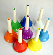 Factory Orff musical instrument color eight-Tone Bell Bell Eight-tone bumper Bell percussion instrument Melody Bell hand Bell Bell