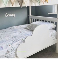 ins Cloud wooden childrens bed fence Baby bed fence Tatami anti-fall railing baffle Universal bed fence