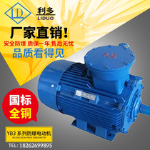 Flameproof three-phase asynchronous motor YB3-225S-8 18 5kw vertical horizontal explosion-proof AC motor