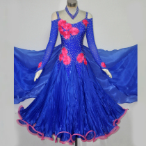 Modern dance dress competition dress national standard dance dress ballroom dance big competition dress dress new Waltz dance dress