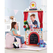 The Outlet Hand Puppet Theater Puppet Table Emulation Kindergarten Wooden Stage Game House Props Small Theatre Storytelling