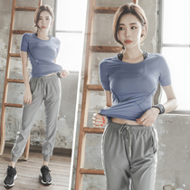 Sports set women 2021 New Spring Summer Net red yoga clothes gym quick dry autumn winter running leisure set