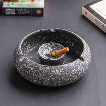 Ashtrays Ceramic Creative Personality Fashion Windproof Large Number Bedroom Living Room Crystal Glass Ashtrays Eurostyle Tide