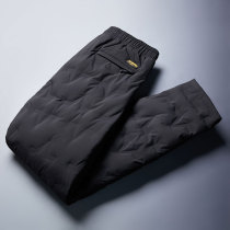 Down pants winter mens Northeast wool pants wear white duck down pants warm casual pants cotton pants mens pants